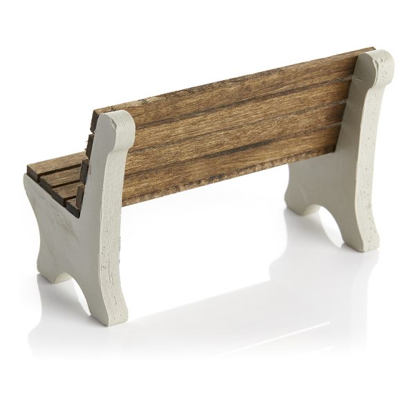 1:12 Scale Mini Outdoor Bench - Image 4