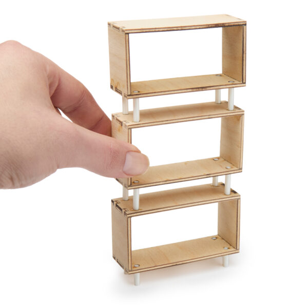 1:12 Scale Miniature Shelf Unit - KIVO - Image 9